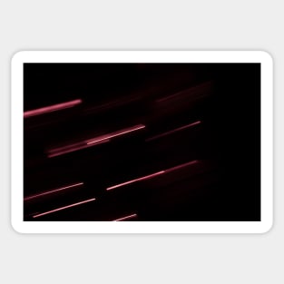 Pink shooting stars blurred lights Sticker